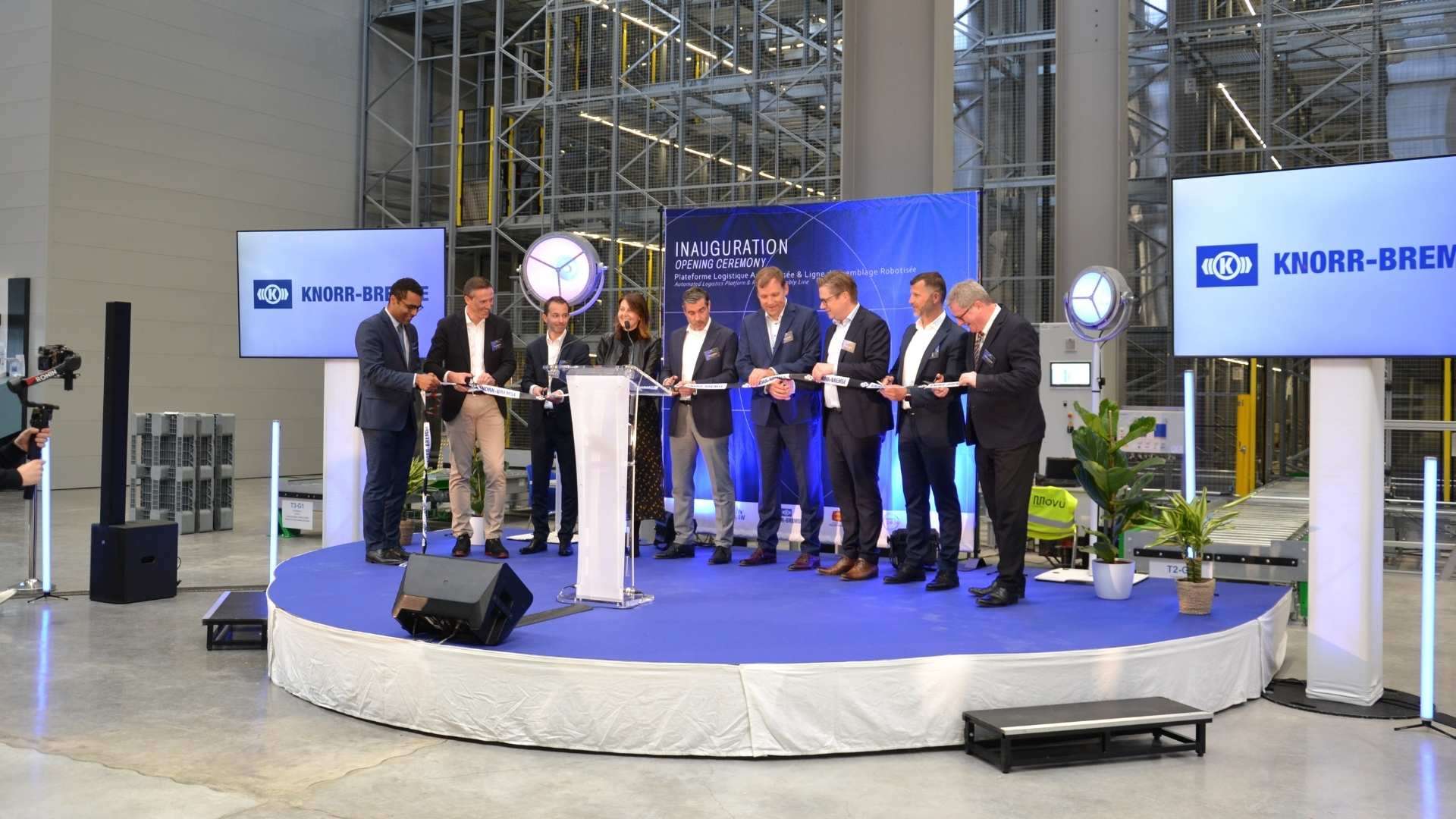 Knorr-Bremse inaugure son nouveau pôle logistique à Lisieux